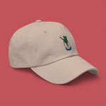 Load image into Gallery viewer, Green Onion Embroidered Cap - Ni De Mama Chinese Clothing
