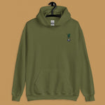 Load image into Gallery viewer, Green Onion Embroidered Hoodie - Ni De Mama Chinese - Inspired Clothing | Olive Green , S
