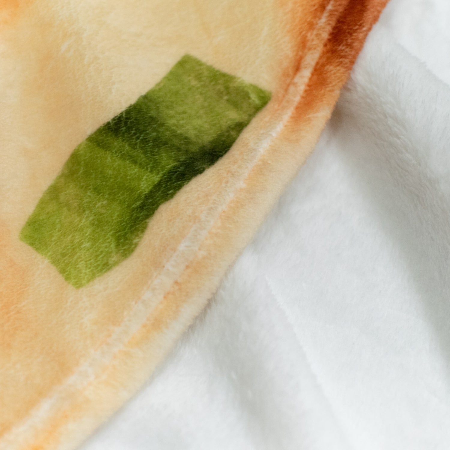 Green Onion Pancake Microfleece Circle Blanket - Ni De Mama Chinese Clothing