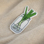 Load image into Gallery viewer, Green Onion Vinyl Sticker - Ni De Mama Chinese Clothing
