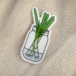 Load image into Gallery viewer, Green Onion Vinyl Sticker - Ni De Mama Chinese Clothing
