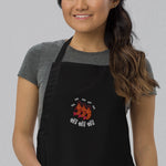 Load image into Gallery viewer, Ha Ha Ha (Shrimp) Embroidered Apron - Ni De Mama Chinese Clothing
