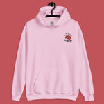 Load image into Gallery viewer, Ha Ha Ha (Shrimp) Embroidered Hoodie - Ni De Mama Chinese Clothing
