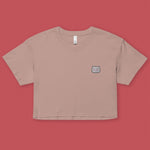 Load image into Gallery viewer, Har Gow Embroidered Crop T-Shirt - Ni De Mama Chinese Clothing
