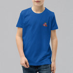 Load image into Gallery viewer, Haw Flakes Embroidered Kids T-Shirt - Ni De Mama Chinese Clothing
