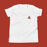 Load image into Gallery viewer, Haw Flakes Embroidered Kids T-Shirt - Ni De Mama Chinese Clothing
