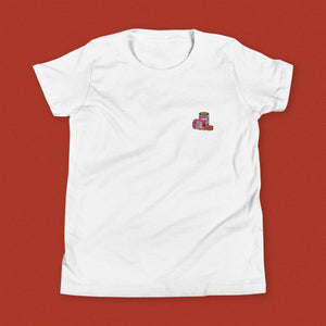 Haw Flakes Embroidered Kids T-Shirt - Ni De Mama Chinese Clothing
