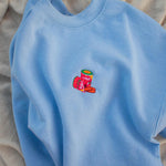 Load image into Gallery viewer, Haw Flakes Embroidered Sweatshirt - Ni De Mama Chinese Clothing
