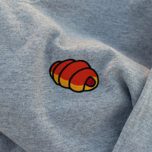 Hot Dog Bun Embroidered Hoodie - Ni De Mama Chinese Clothing