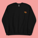 Load image into Gallery viewer, Hot Dog Bun Embroidered Sweatshirt - Ni De Mama Chinese Clothing
