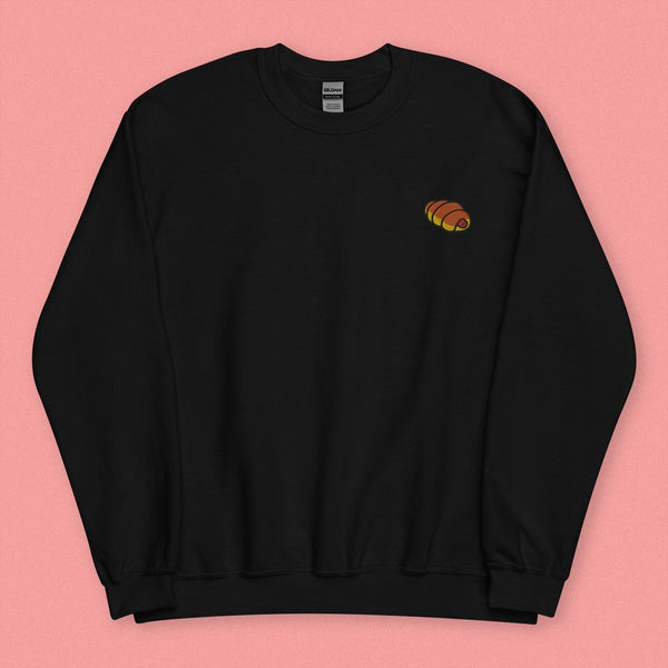 Hot Dog Bun Embroidered Sweatshirt - Ni De Mama Chinese Clothing