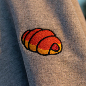 Hot Dog Bun Embroidered Sweatshirt - Ni De Mama Chinese Clothing