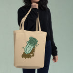 Load image into Gallery viewer, Jadeite Cabbage (Bok Choy) Tote Bag - Ni De Mama Chinese Clothing
