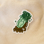 Load image into Gallery viewer, Jadeite Cabbage (Bok Choy) Vinyl Sticker - Ni De Mama Chinese Clothing
