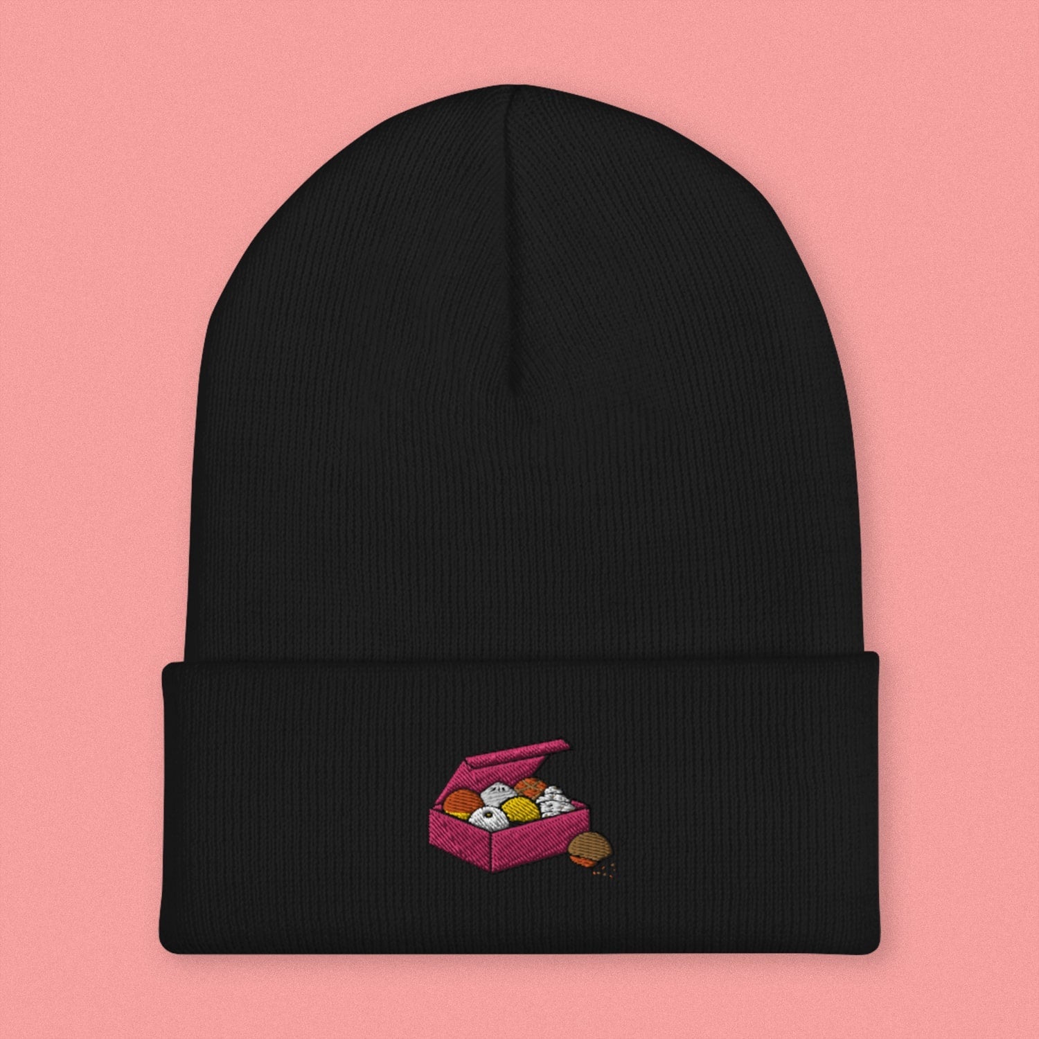 Let's Get This Bread Embroidered Beanie - Ni De Mama Chinese Clothing