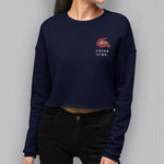 Load image into Gallery viewer, Let&#39;s Get This Bread Embroidered Crop Sweatshirt / Simplified - Ni De Mama Chinese Clothing
