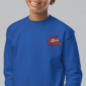 Let's Get This Bread Embroidered Kids Sweatshirt - Ni De Mama Chinese Clothing