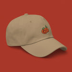 Load image into Gallery viewer, Mandarin Orange Embroidered Cap - Ni De Mama Chinese Clothing
