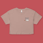 Load image into Gallery viewer, 没有 Mayo Crop T-Shirt - Ni De Mama Chinese Clothing
