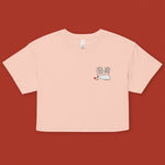 Load image into Gallery viewer, 没有 Mayo Crop T-Shirt - Ni De Mama Chinese Clothing

