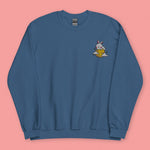 Load image into Gallery viewer, Moon Rabbit Embroidered Sweatshirt - Ni De Mama Chinese Clothing
