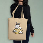 Load image into Gallery viewer, Moon Rabbit Tote Bag - Ni De Mama Chinese Clothing
