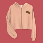 Load image into Gallery viewer, Mooncake Embroidered Crop Hoodie - Ni De Mama Chinese Clothing

