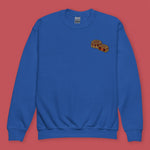 Load image into Gallery viewer, Mooncake Embroidered Kids Sweatshirt - Ni De Mama Chinese Clothing
