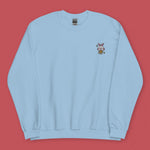 Load image into Gallery viewer, Mooncake Rabbit Embroidered Sweatshirt - Ni De Mama Chinese Clothing
