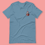 Load image into Gallery viewer, Panda Santa Embroidered T-Shirt - Ni De Mama Chinese Clothing
