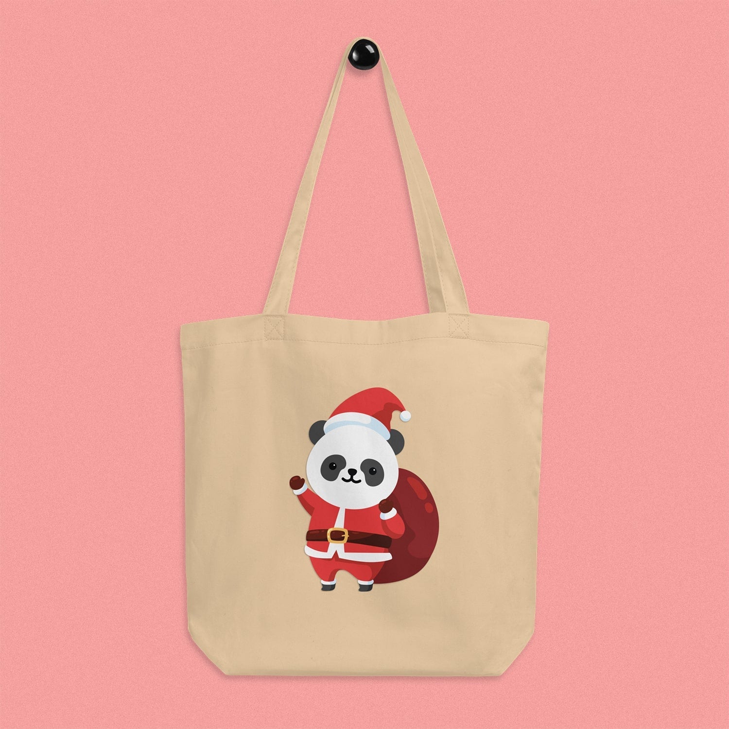 Panda Santa Tote Bag - Ni De Mama Chinese Clothing