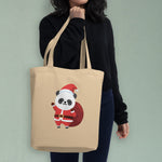 Load image into Gallery viewer, Panda Santa Tote Bag - Ni De Mama Chinese Clothing
