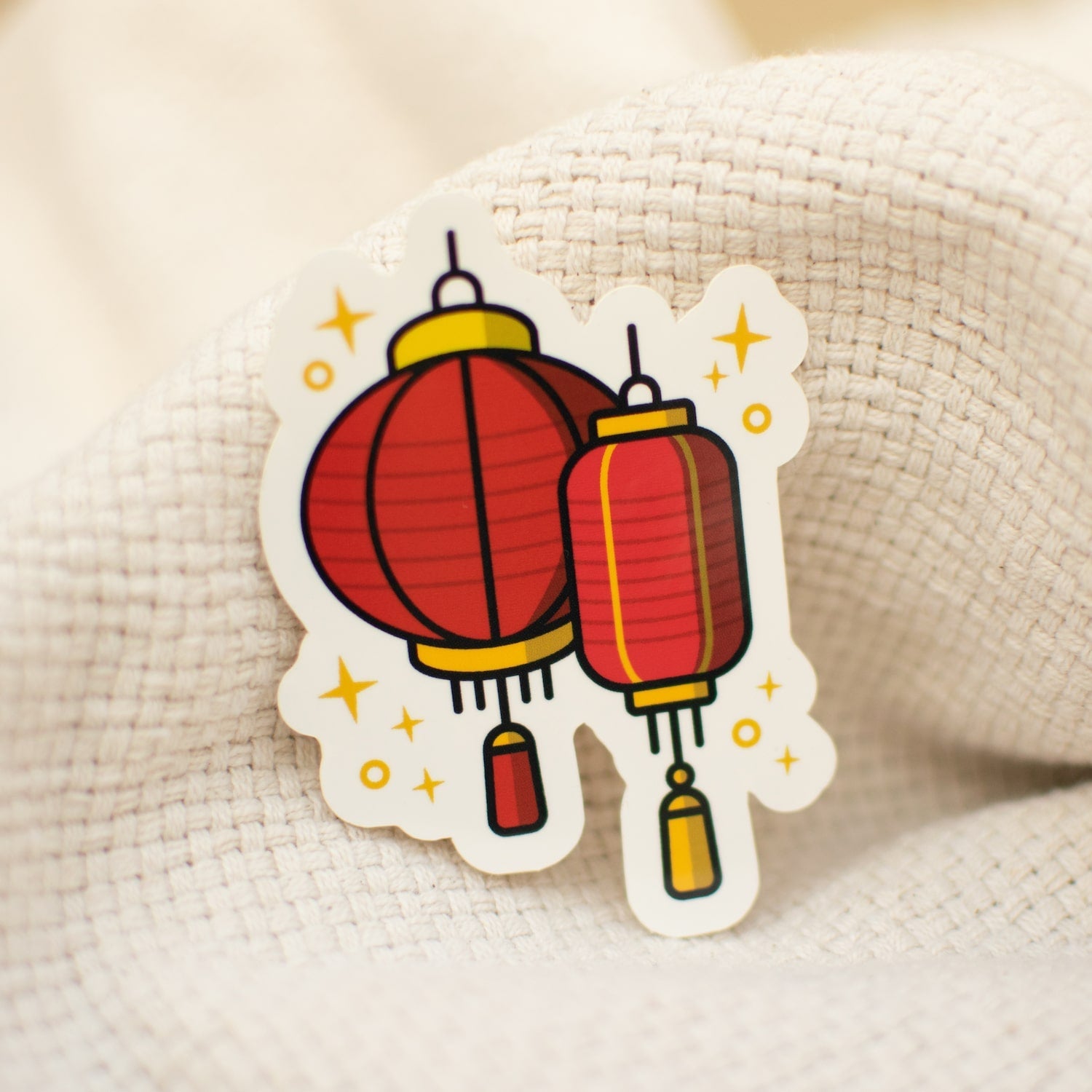 Paper Lantern Vinyl Sticker - Ni De Mama Chinese Clothing