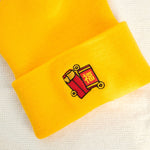 Load image into Gallery viewer, Red Envelope Embroidered Beanie - Ni De Mama Chinese Clothing
