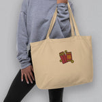 Load image into Gallery viewer, Red Envelope Embroidered Large Tote - Ni De Mama Chinese Clothing
