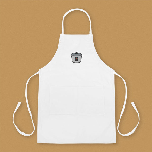 Rice Cooker Embroidered Apron - Ni De Mama Chinese Clothing