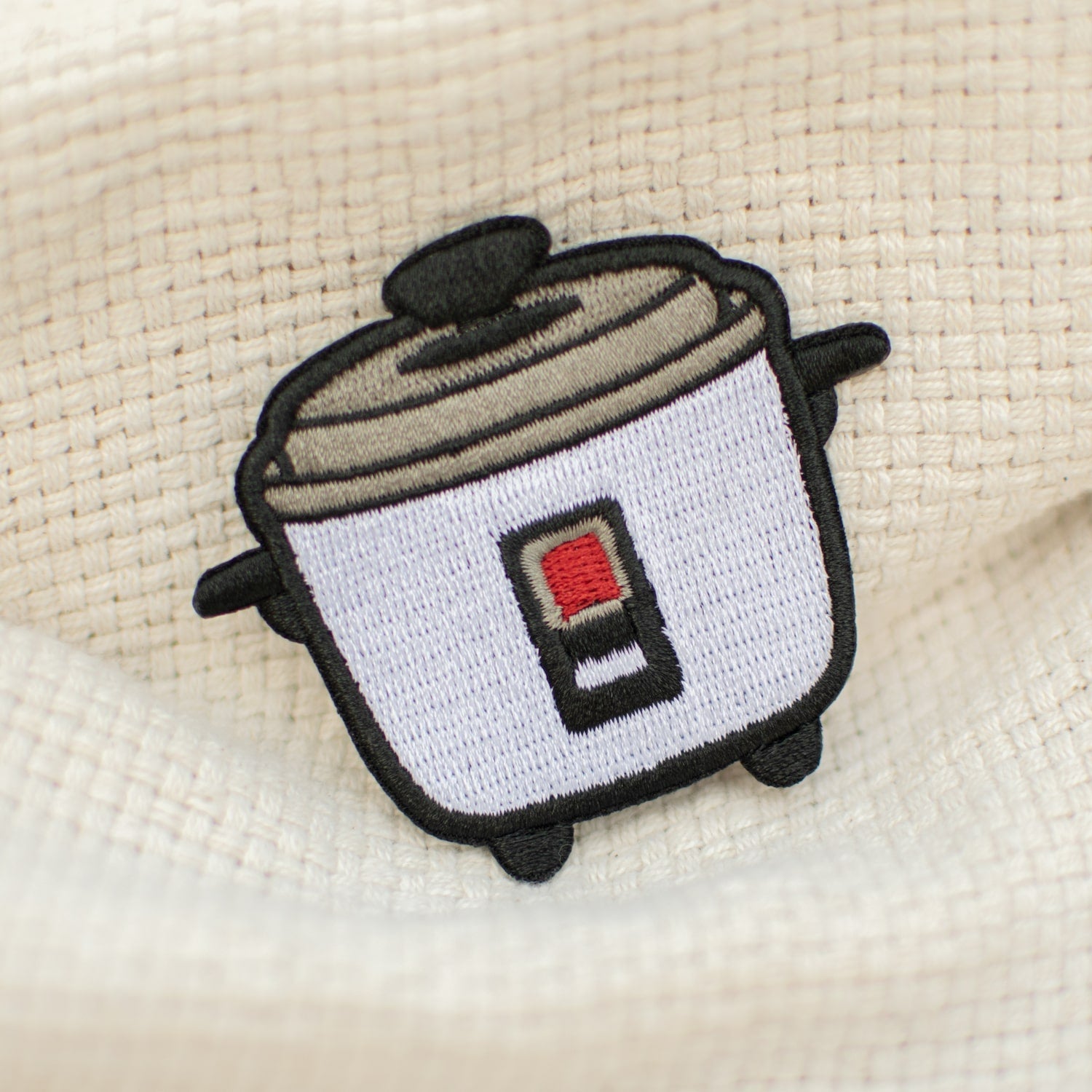 Rice Cooker Embroidered Patch - Ni De Mama Chinese Clothing