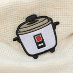 Load image into Gallery viewer, Rice Cooker Embroidered Patch - Ni De Mama Chinese Clothing
