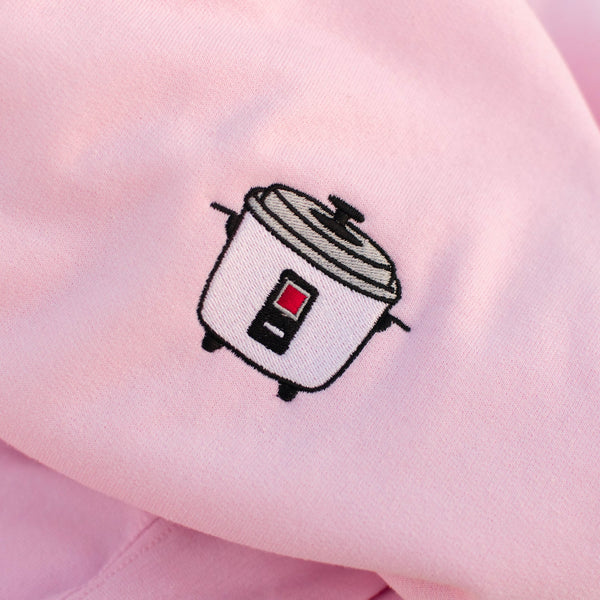 Rice Cooker Embroidered Sweatshirt | Shop Ni de Mama Now Soft Cream / L