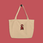Load image into Gallery viewer, Roasted Duck Embroidered Large Tote - Ni De Mama Chinese Clothing
