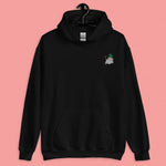 Load image into Gallery viewer, Seductive Daikon Radish Embroidered Hoodie - Limited Valentine&#39;s Edition - Ni De Mama Chinese - Inspired Clothing | Black , S
