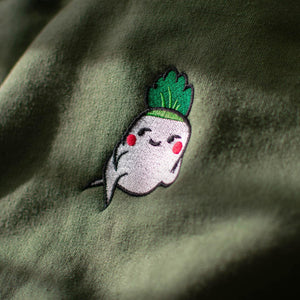 Seductive Daikon Radish Embroidered Sweatshirt - Ni De Mama Chinese Clothing