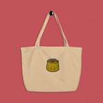 Load image into Gallery viewer, Shumai Embroidered Large Tote - Ni De Mama Chinese Clothing

