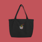 Load image into Gallery viewer, Takeout Box Embroidered Large Tote - Ni De Mama Chinese Clothing
