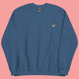 Takeout Box Embroidered Sweatshirt - Ni De Mama Chinese Clothing