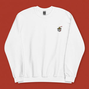Takeout Box Embroidered Sweatshirt - Ni De Mama Chinese Clothing