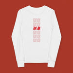 Load image into Gallery viewer, 谢谢 Thank You Kids Long Sleeve Tee / Simplified - Ni De Mama Chinese Clothing
