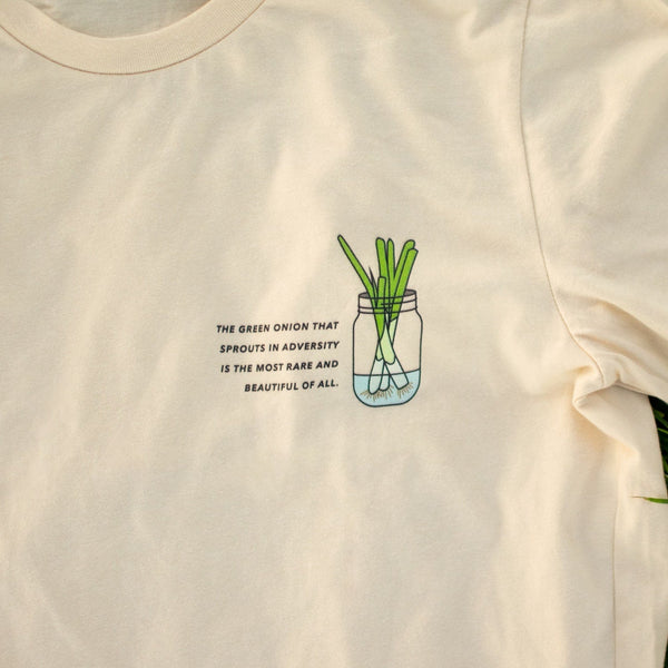 "The Green Onion That Sprouts" T-Shirt - Ni De Mama Chinese Clothing