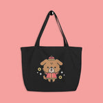 Load image into Gallery viewer, Year of the Dog Large Tote - Ni De Mama Chinese - Inspired Clothing | Black ,
