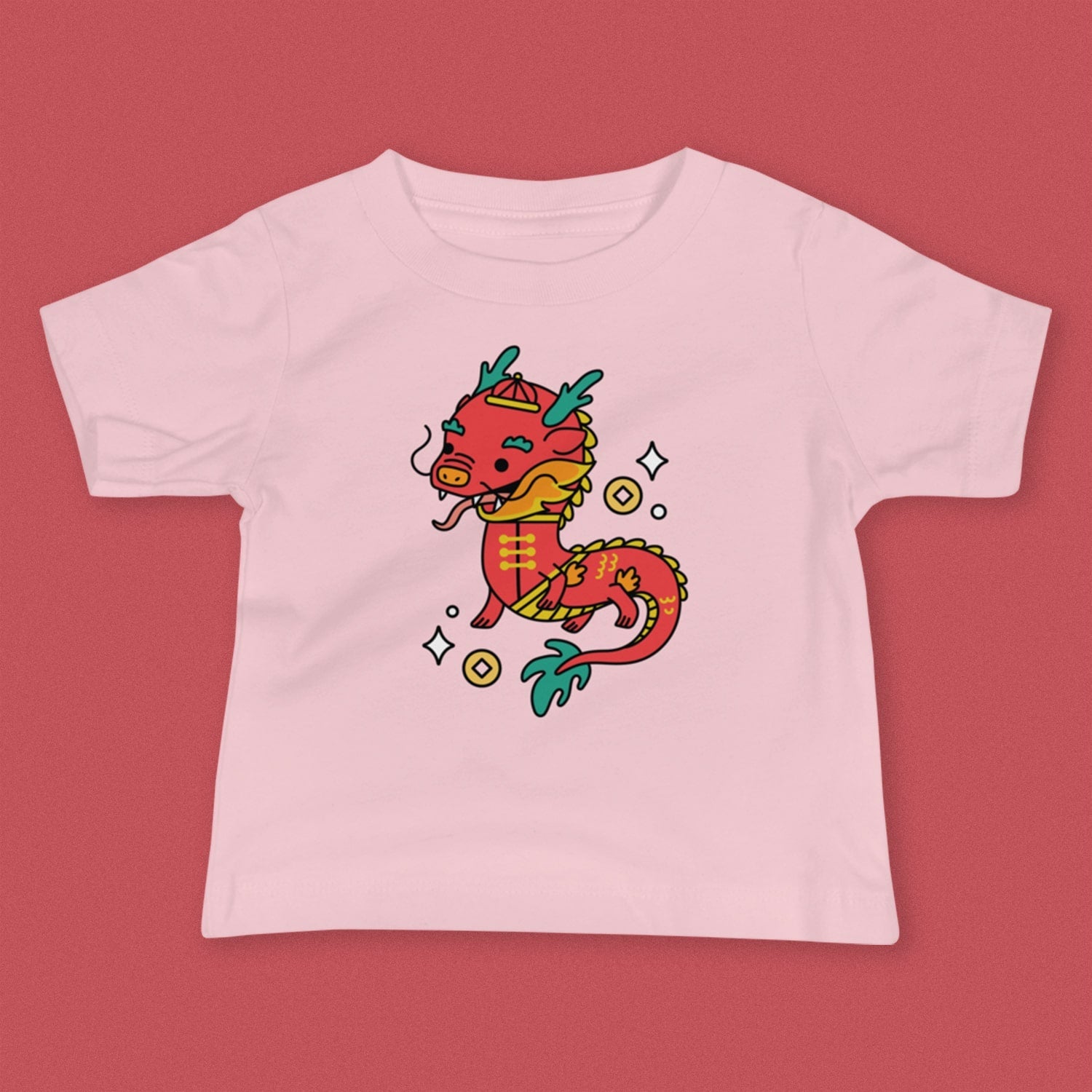 Year of the Dragon Baby T-Shirt Shop Ni De Mama Clothing